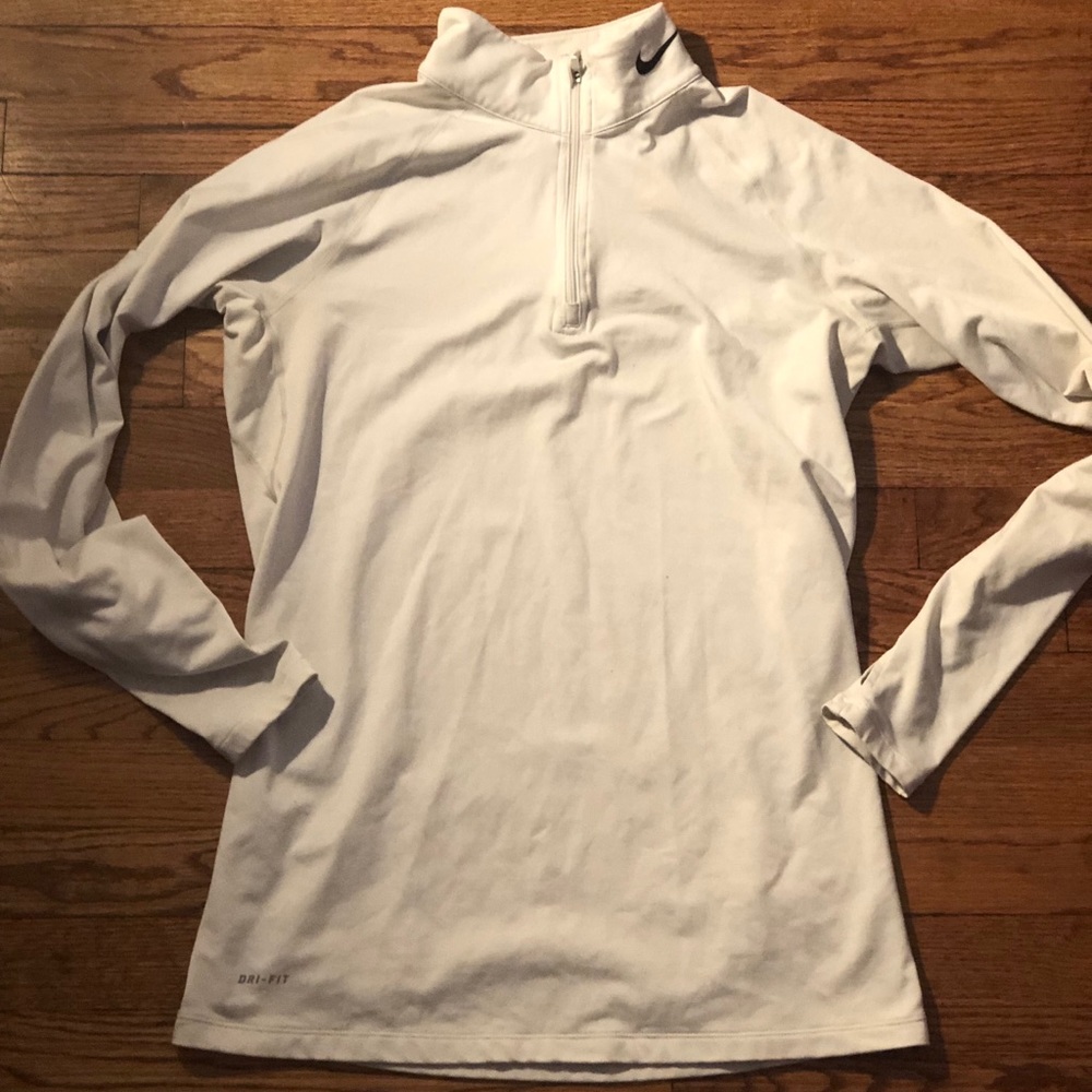Nike pro combat fitted zip up